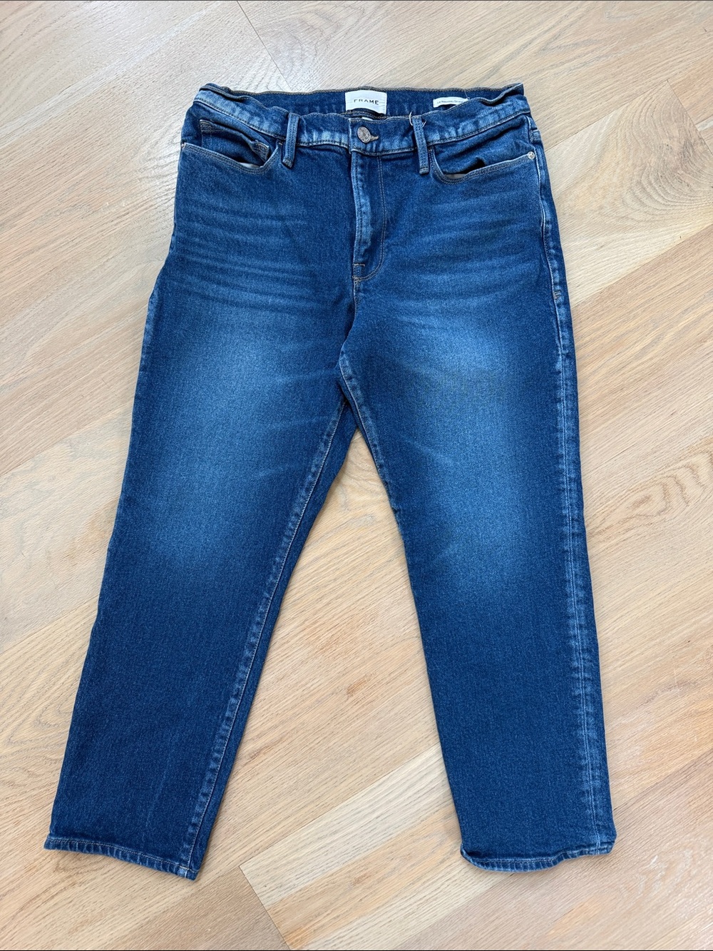 FRAME Le Nouveau Straight High-Rise Jeans Size 30